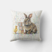 Bunny Rabbit Throw Cushion Kussen (Achterkant)
