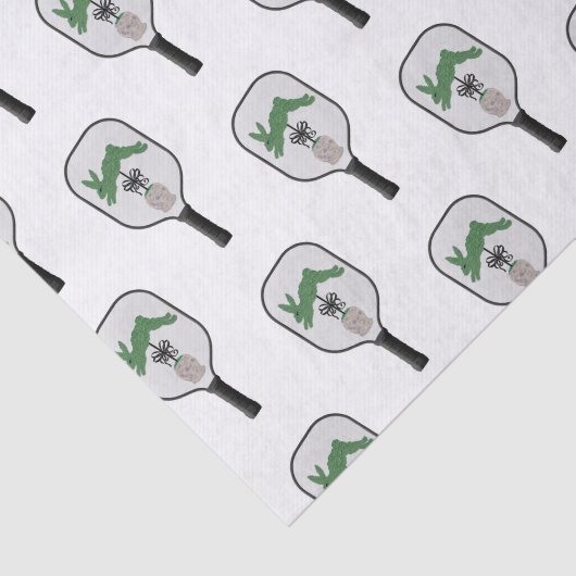 Bunny Rabbit Topiary Ginger jar jars Tissuepapier (Detail)