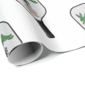 Bunny Rabbit Topiary Ginger jar jars Wrapping Pape Cadeaupapier (Rol Hoek)