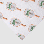 Bunny Rabbit Topiary Ginger jar jars Wrapping Pape Tissuepapier (Detail)