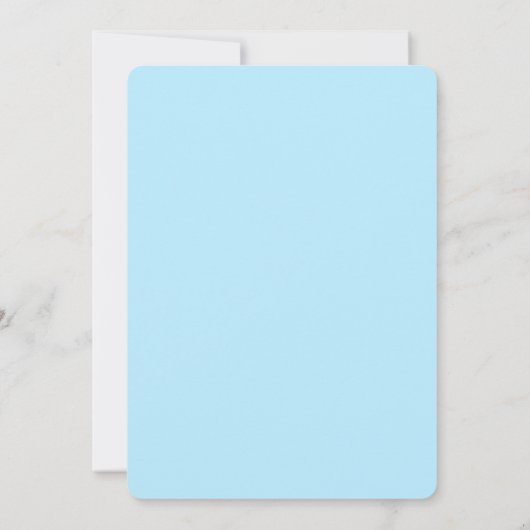 Bunny Rabbit Verjaardagsfeestje Uitnodiging Jongen (Achterkant)