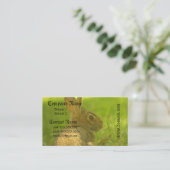 Bunny Rabbit Visitekaartjes (Staand voorkant)