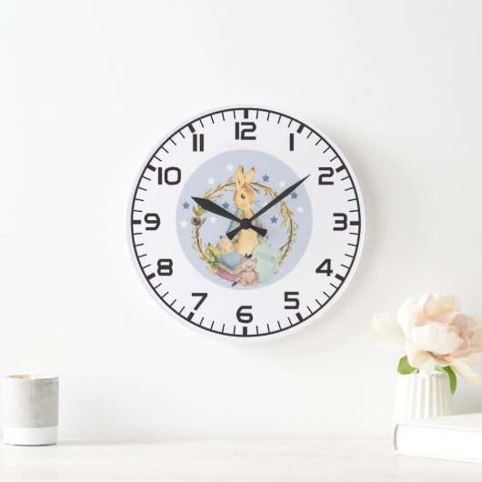 Bunny Rabbit Wall Clock Grote Klok (Huis)