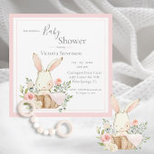 Bunny Rabbit Waterverf Baby shower