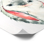 Bunny Rabbit Woodland Nursery Art Print (Hoek)