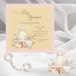 Bunny Rabbit Yellow Gender Neutraal Baby shower