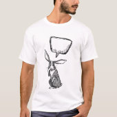 BUNNY RABBIT ZEGT... DOUGHT BUBBLE T-SHIRT (Voorkant)