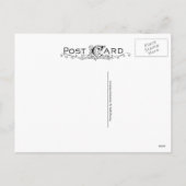 Bunny Rabbit Zittend in een kom Retro Pasen Feestdagenkaart (Achterkant)