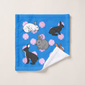 Bunny Rabbits Bad Handdoek (Wasdoekje)