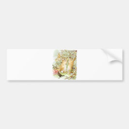 Bunny Rabbits: Blackberry Picking (Beatrix Potter) Bumpersticker
