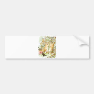 Bunny Rabbits: Blackberry Picking (Beatrix Potter) Bumpersticker