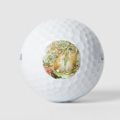 Bunny Rabbits: Blackberry Picking (Beatrix Potter) Golfballen (Voorkant)