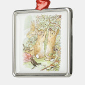 Bunny Rabbits: Blackberry Picking (Beatrix Potter) Metalen Ornament (Links)