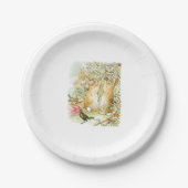 Bunny Rabbits: Blackberry Picking (Beatrix Potter) Papieren Bordje (Voorkant)