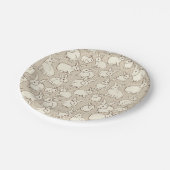 Bunny Rabbits Bonanza - patroon. Papieren Bordje (Gekanteld)