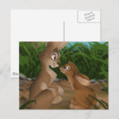 Bunny Rabbits Briefkaart (Voorkant / Achterkant)