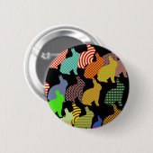 Bunny Rabbits Button Badge (Voorkant /achterkant)