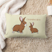 Bunny Rabbits Cute Animals Pets Facultatieve naam  Kussen (Deken)
