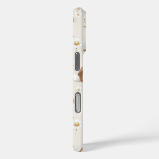 Bunny Rabbits Daisy Flowers Case-Mate iPhone Case (Achterkant / Rechts)