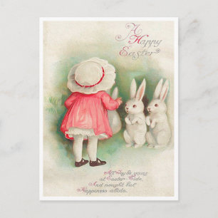 Bunny Rabbits Easter Greeting Briefkaart
