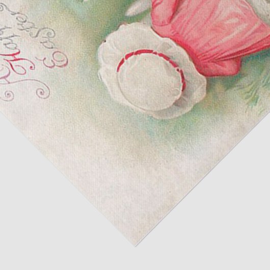  Bunny Rabbits Easter Greeting Tissuepapier (Detail)