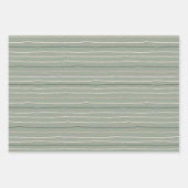 Bunny Rabbits Floral Easter Brunch Olijfkleur Inpakpapier Vel (Voorkant 2)