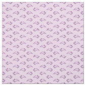 Bunny Rabbits geïllustreerd CUSTOM BG COLOR Stof (Swatch)