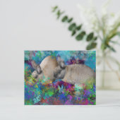 Bunny Rabbits in Fantasyland: A Hare Tale Briefkaart (Staand voorkant)