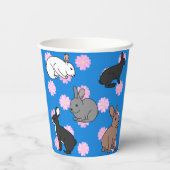 Bunny Rabbits Papieren Bekers (Achterkant)