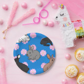 Bunny Rabbits Papieren Bordje (Feest)