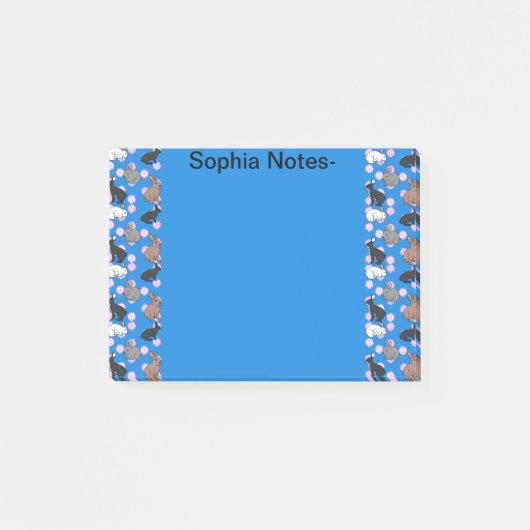 Bunny Rabbits Post-it® Notes (Voorkant)