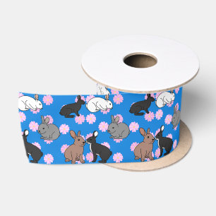 Bunny Rabbits Satijnen Lint