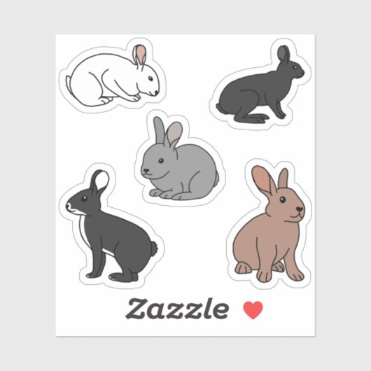 Bunny Rabbits Sticker (Vel)