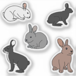 Bunny Rabbits Sticker