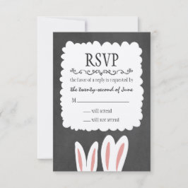 Bunny Rabbits Wedding RSVP