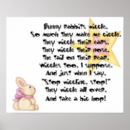 Bunny Rabbits Wiggle Print