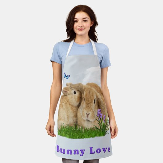 Bunny rabbitt schort (Gedragen)