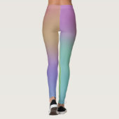 Bunny Rainbow Yoga Pants Leggings (Achterkant)
