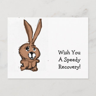 Bunny Recovery Card Briefkaart
