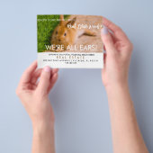 bunny referrals onroerend goed easter flyer (Hand)