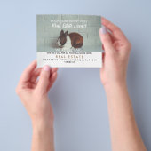 bunny referrals onroerend goed easter flyer (Hand)