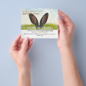 bunny referrals onroerend goed easter flyer (Hand)