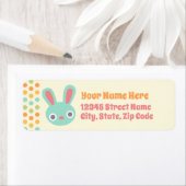 Bunny retouradreslabels etiket (Insitu)