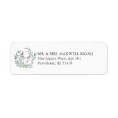 Bunny Return Address Envelope Labels (Voorkant)