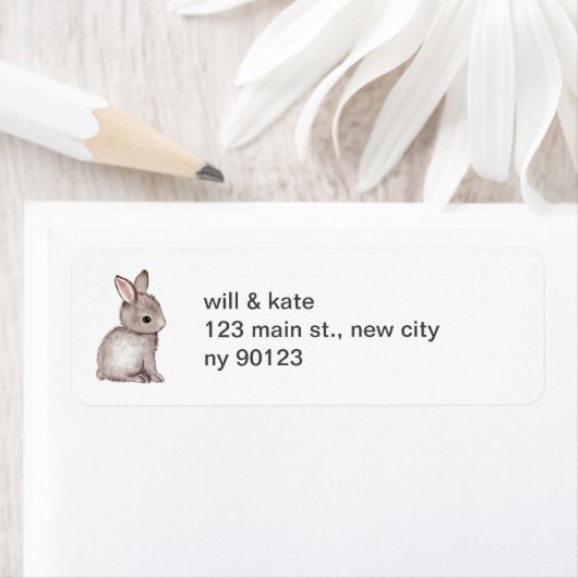 Bunny Return Address Labels (Insitu)