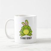 Bunny Ribbit Funny Rabbit Frog Pun Koffiemok (Links)