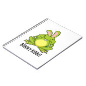 Bunny Ribbit Grappige Konijn Kikker Pun Notitieboek (Linkerzijde)