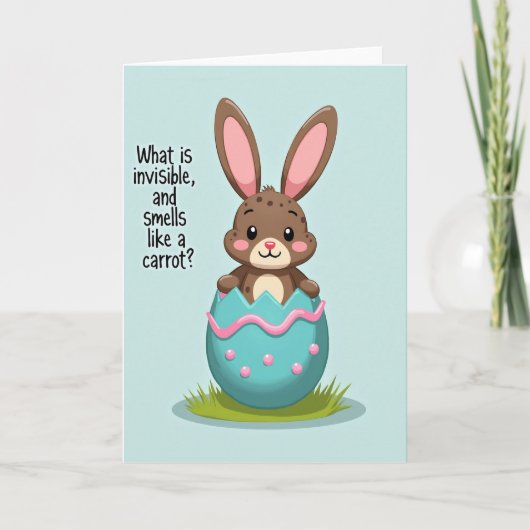 Bunny Riddle Springtime Card Kaart (Voorkant)
