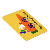 Bunny Riding Carrot Auto 2 Magnet Magneet (Rechterzijde)