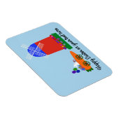 Bunny Riding Carrot Auto #4 Magnet Magneet (Rechterzijde)